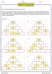 math game math-pyramid logo