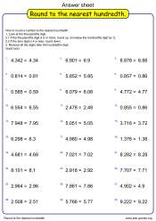 round to the nearest tenth or hundredth worksheet maker logo