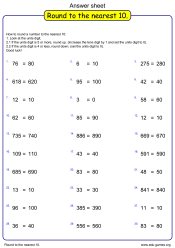 round to the nearest 10 or 100 worksheet maker logo